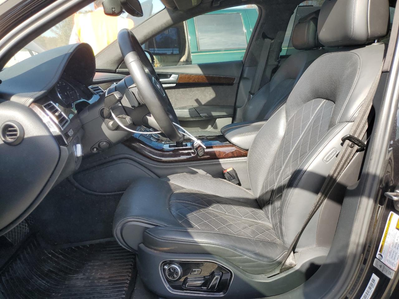 2014 Audi A8 VIN WAUR2AFD3EN003757 Copart auction photo, front end / minor dent/scratches damage thumbnail 7