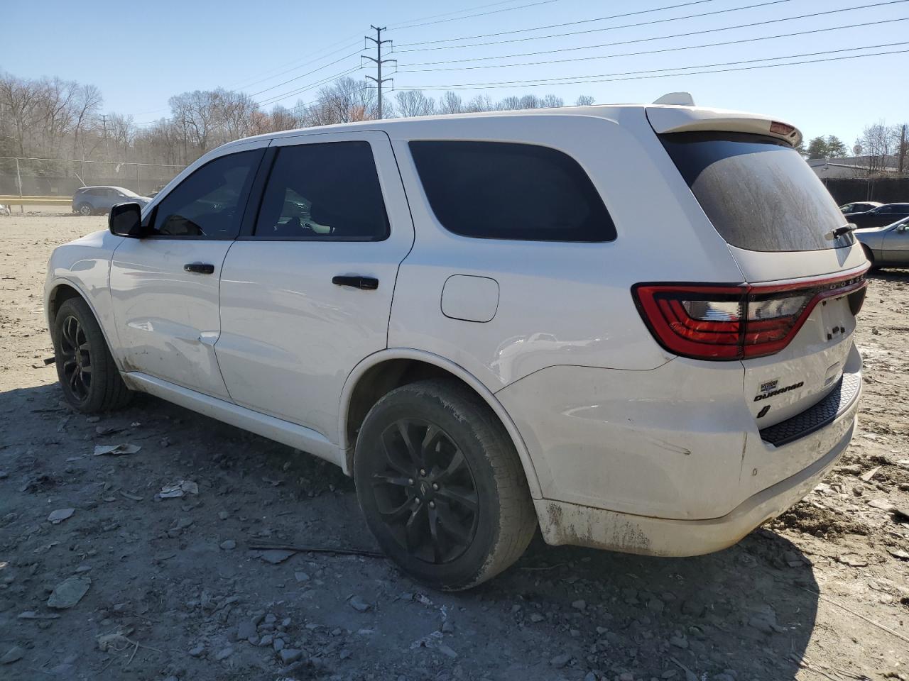 2019 Dodge Durango VIN 1C4RDJAG1KC617132 Copart auction photo, side / front end damage thumbnail 2