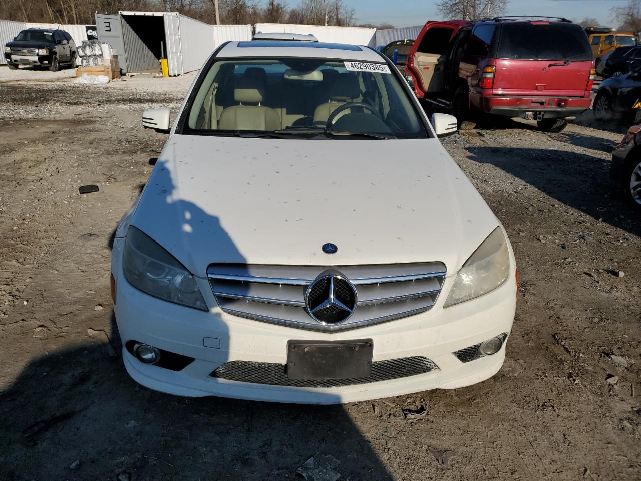 2010 Mercedes-Benz C-klasse VIN WDDGF8BB0AF485240 Copart auction photo, rear end damage thumbnail 5