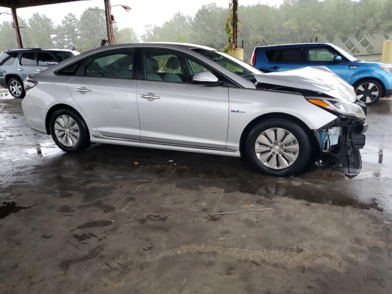 2016 Hyundai Sonata VIN KMHE24L18GA033114 Copart auction photo, front end damage thumbnail 4