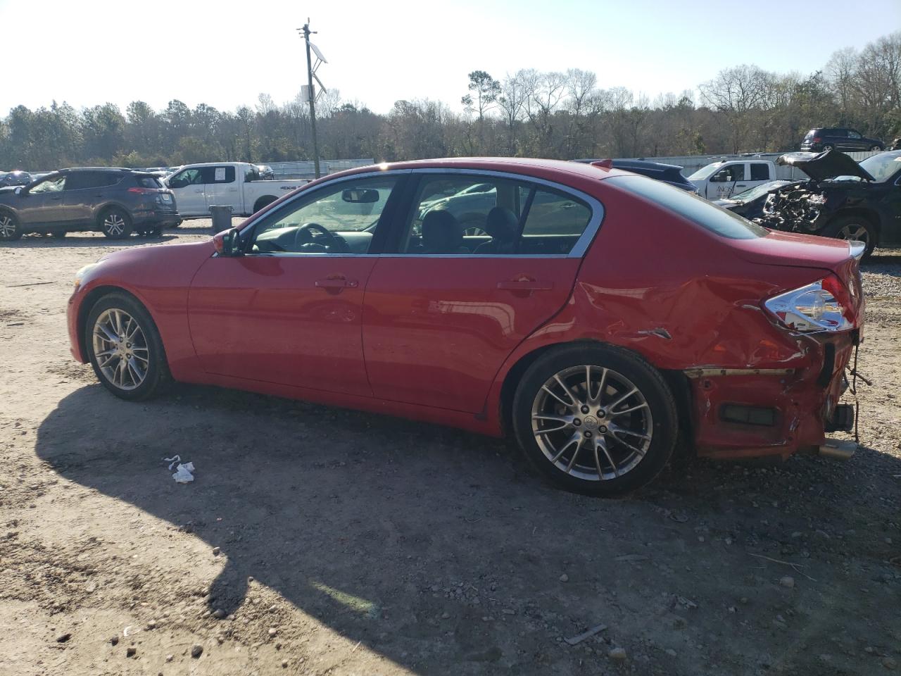 2013 Infiniti G VIN JN1CV6AP4DM301773 Copart auction photo, rear end / minor dent/scratches damage thumbnail 2