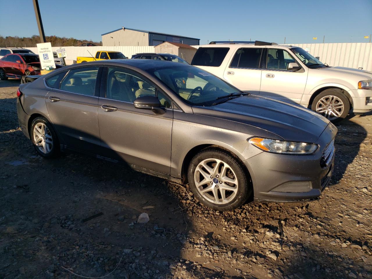 2014 Ford Fusion VIN 1FA6P0H71E5386998 Copart auction photo, rear end damage thumbnail 4