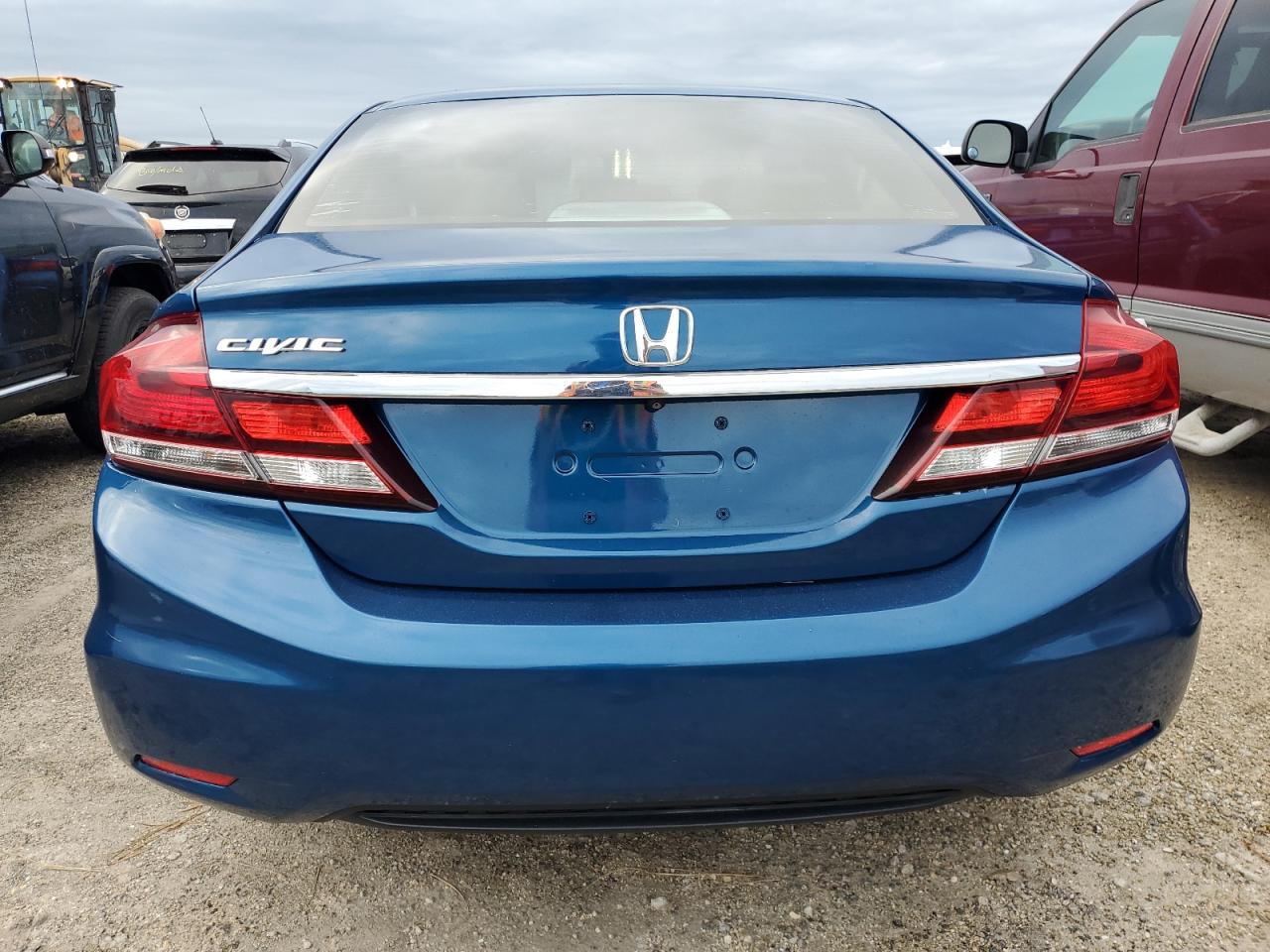 2013 Honda Civic VIN 19XFB2F56DE099987 Copart auction photo, water/flood damage thumbnail 6