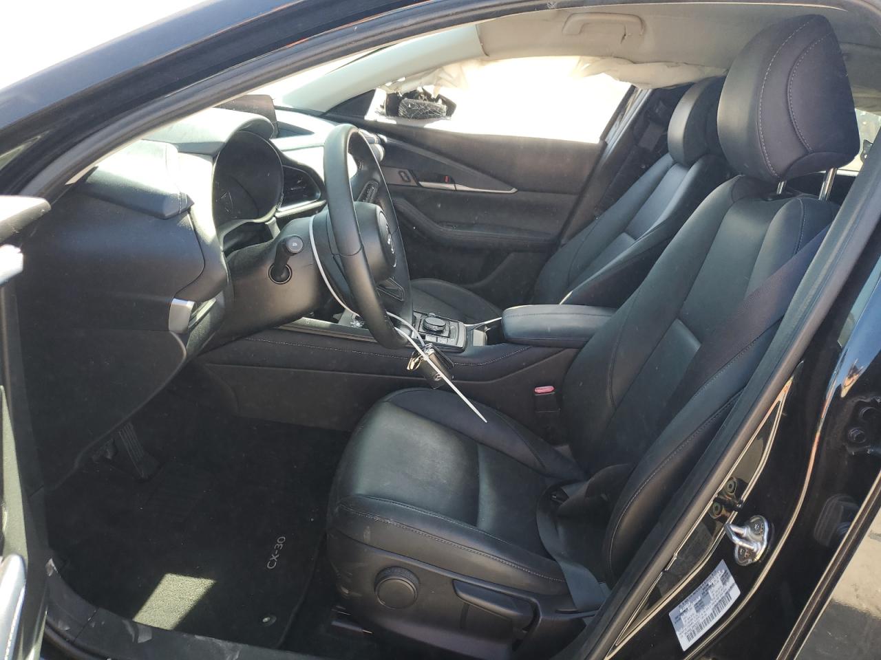 2021 Mazda CX-30 VIN 3MVDMABL8MM232057 Copart auction photo, side damage thumbnail 7
