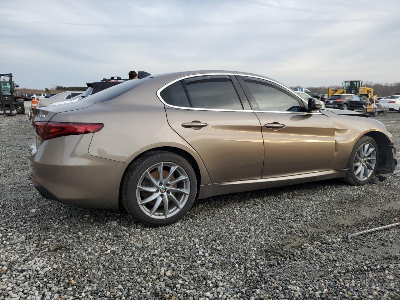 2019 Alfa Romeo Giulia VIN ZARFAMAN5K7599714 Copart auction photo, front end damage thumbnail 3