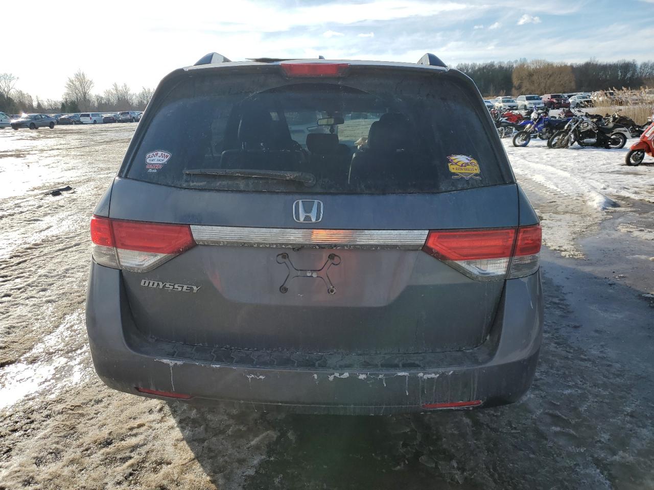 2014 Honda Odyssey VIN 5FNRL5H69EB105424 Copart auction photo, front end damage thumbnail 6