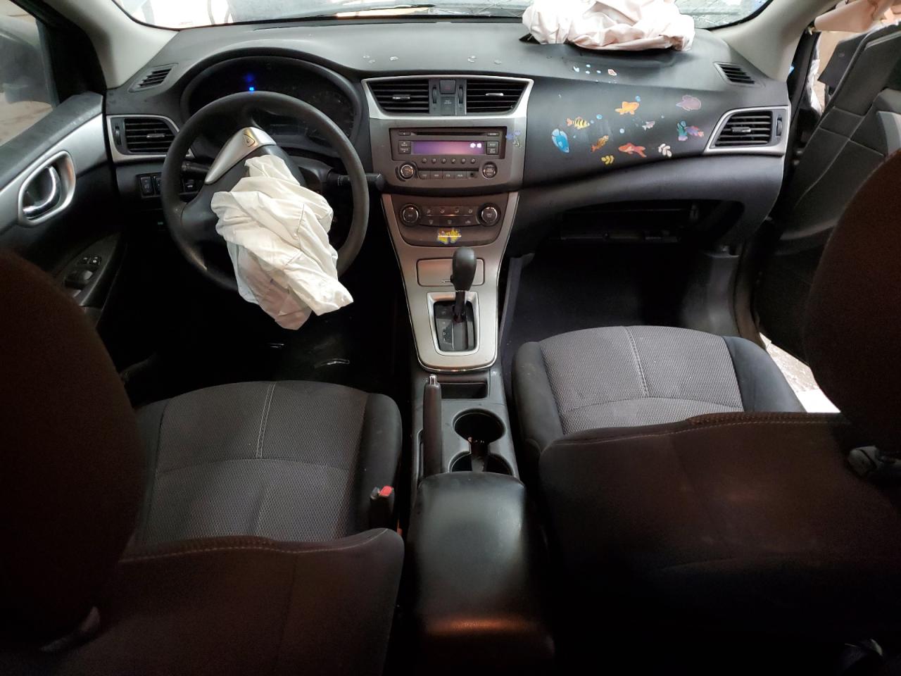 2014 Nissan Sentra VIN 3N1AB7AP2EL691354 Copart auction photo, front end / side damage thumbnail 8