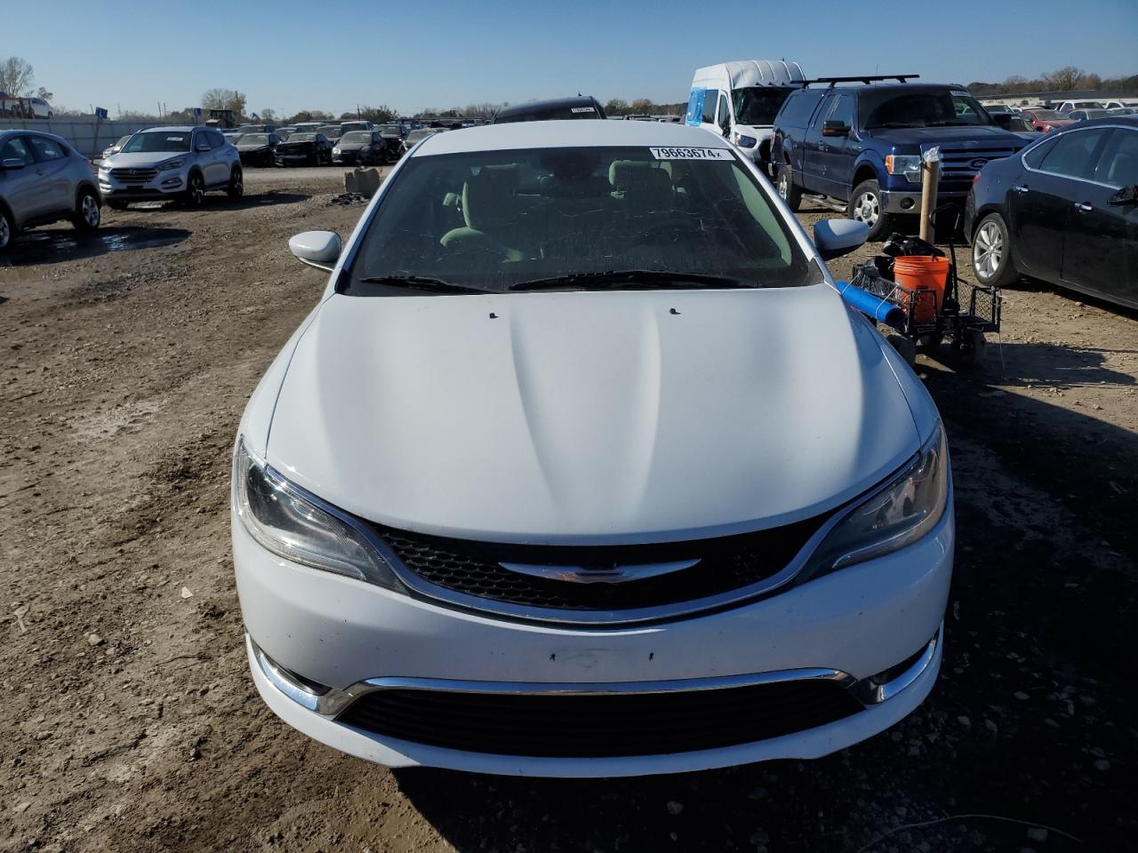2015 Chrysler 200 VIN 1C3CCCAB7FN528673 Copart auction photo, side damage thumbnail 5