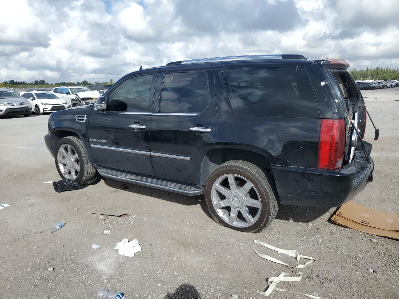 2007 Cadillac Escalade VIN 1GYEC63827R417427 Copart auction photo, rear end damage thumbnail 2