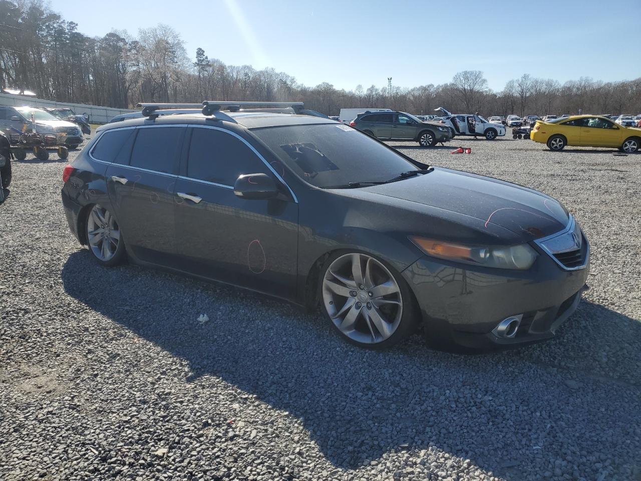 2012 Acura TSX VIN JH4CW2H6XCC001285 Copart auction photo, rear end / minor dent/scratches damage thumbnail 4