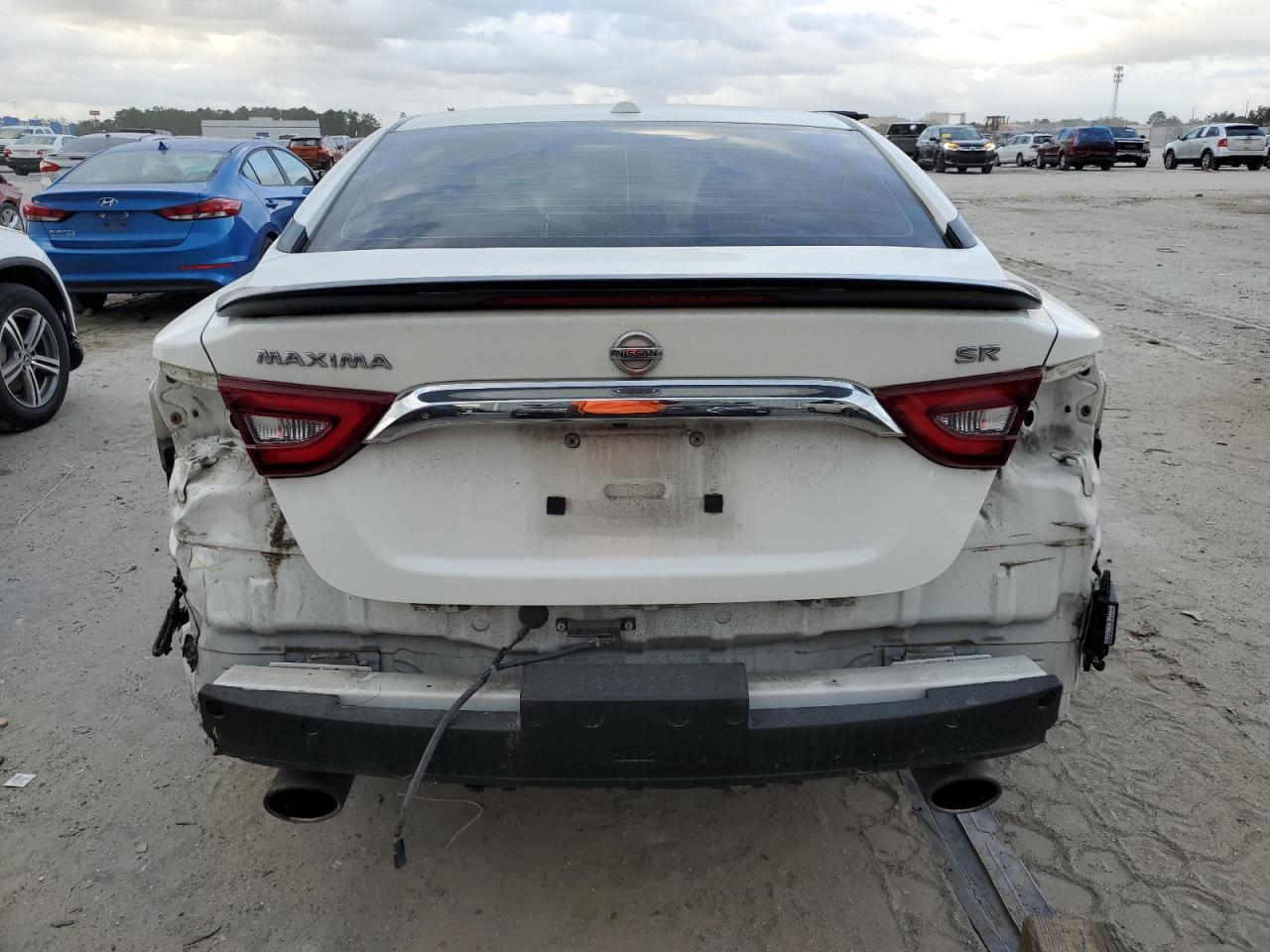 2017 Nissan Maxima VIN 1N4AA6AP0HC396916 Copart auction photo, rear end damage thumbnail 6