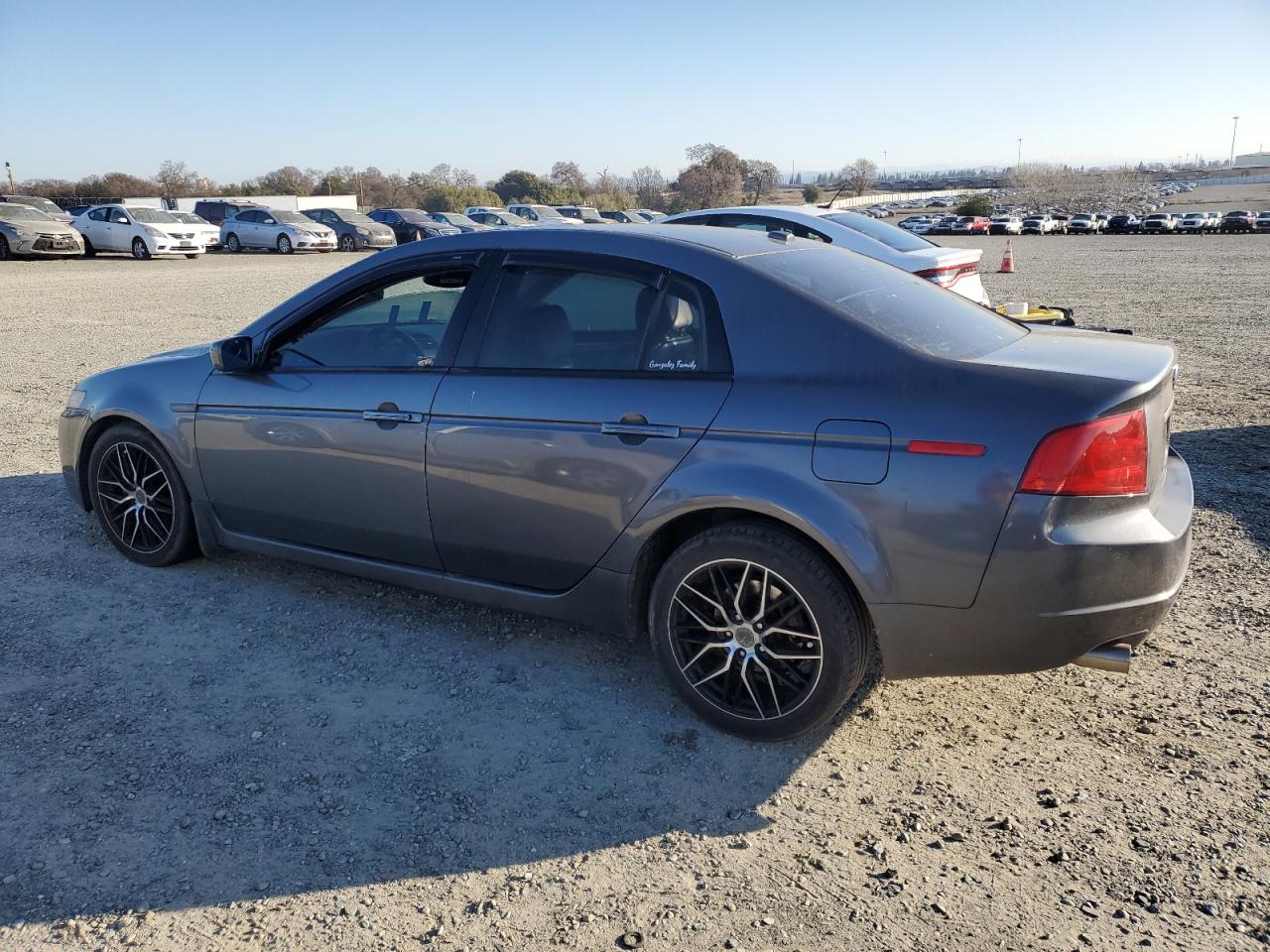 2006 Acura TL VIN 19UUA66296A005938 Copart auction photo, side / mechanical damage thumbnail 2