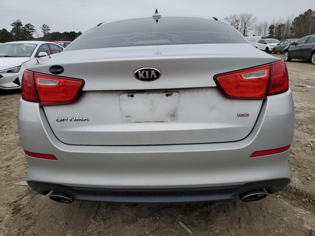 2014 KIA Optima VIN 5XXGM4A72EG335319 Copart auction photo, front end / minor dent/scratches damage thumbnail 6