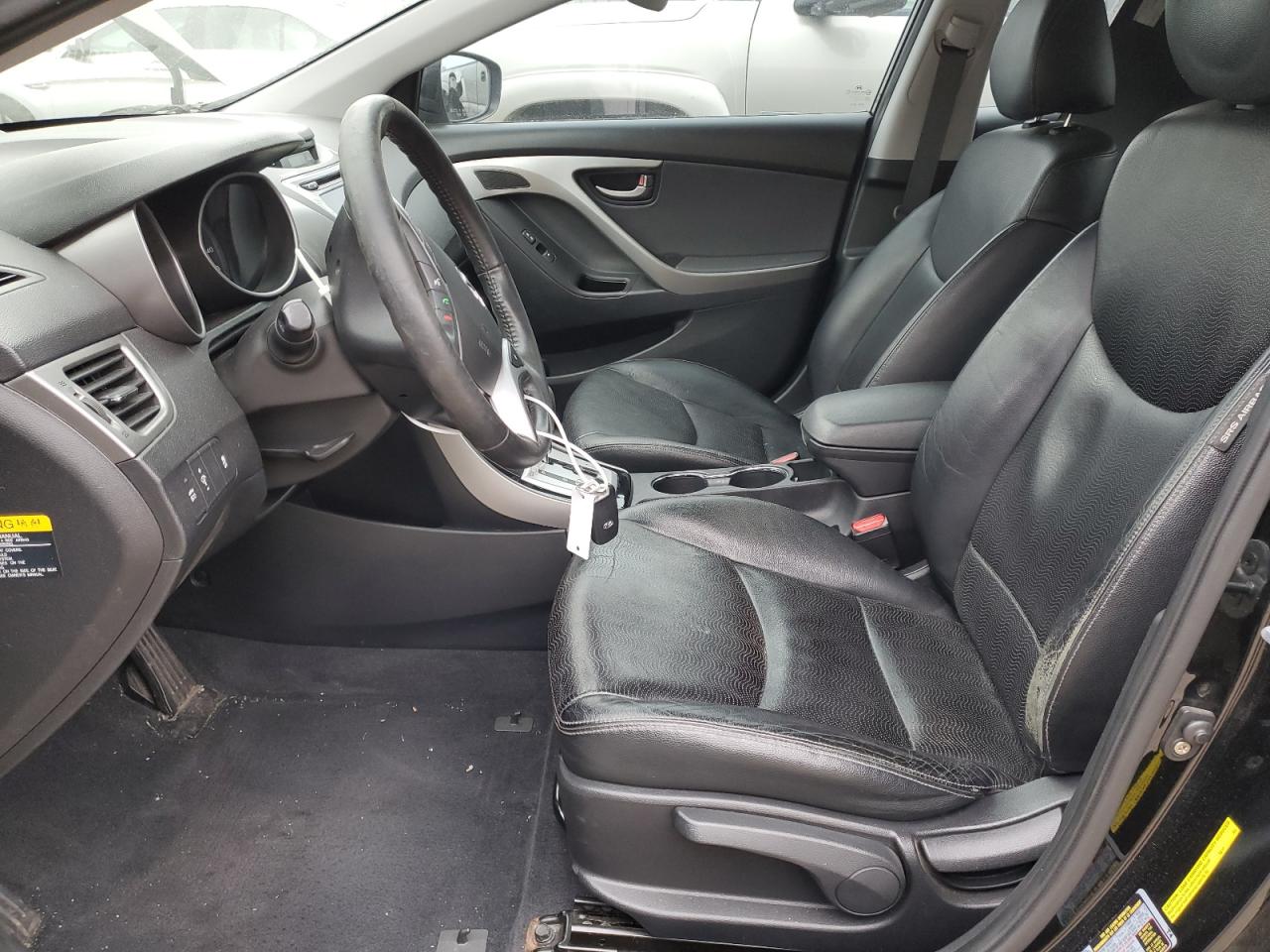 2012 Hyundai Elantra VIN KMHDH4AE1CU313949 Copart auction photo, rear end damage thumbnail 7