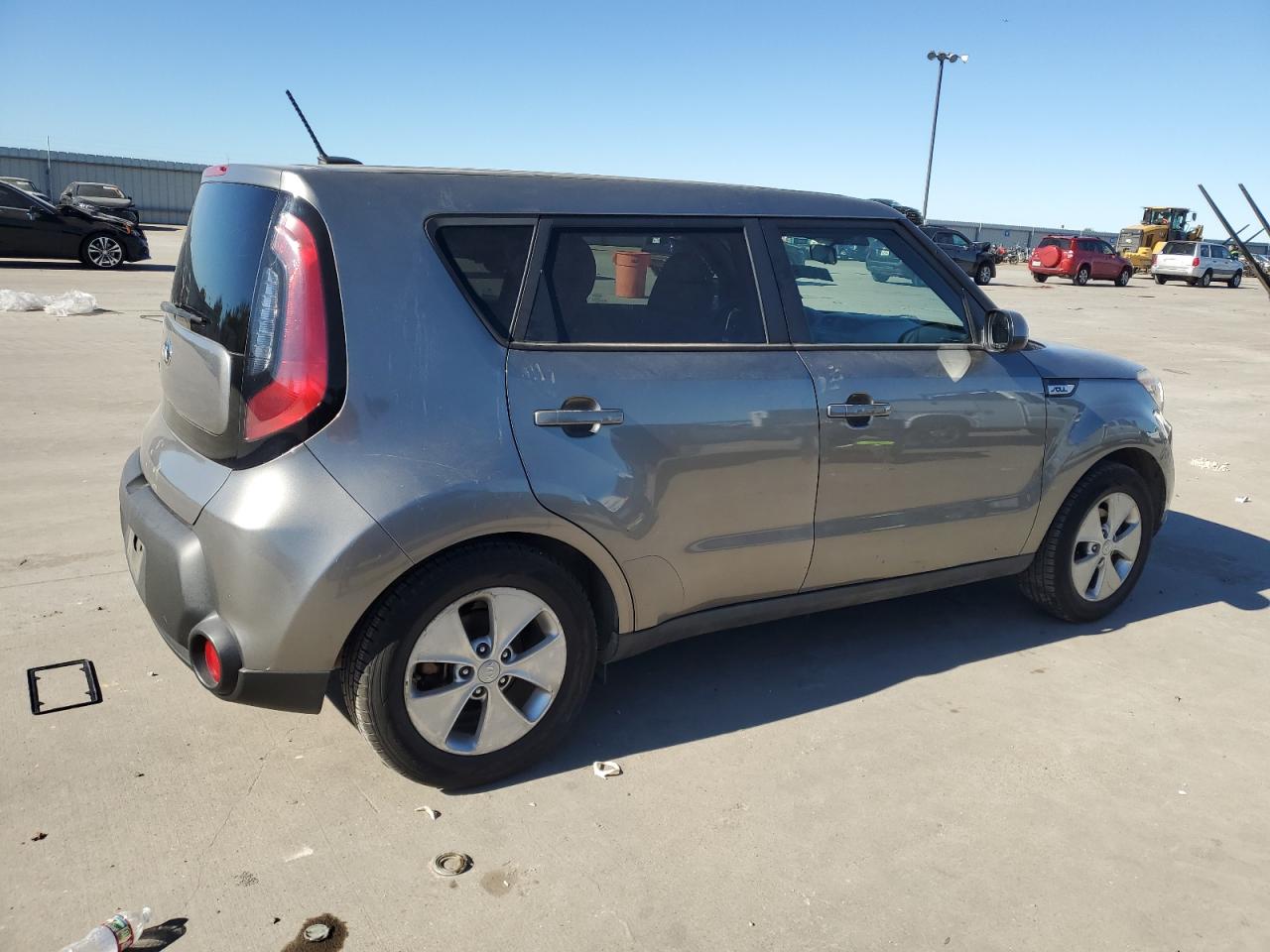 2016 KIA Soul VIN KNDJN2A28G7285615 Copart auction photo, side damage thumbnail 3