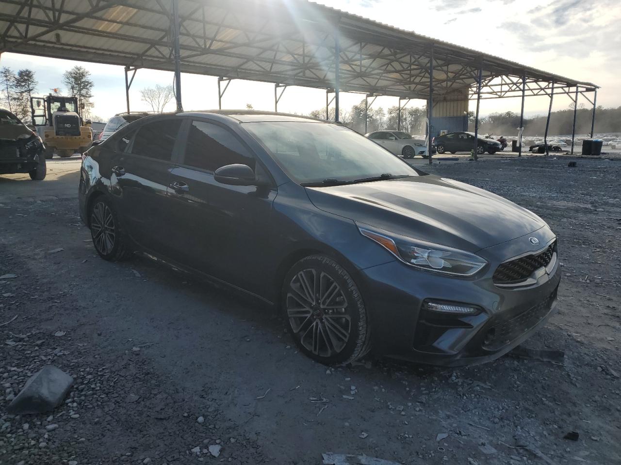 2021 KIA Forte VIN 3KPF44AC8ME281900 Copart auction photo, rear end / minor dent/scratches damage thumbnail 4