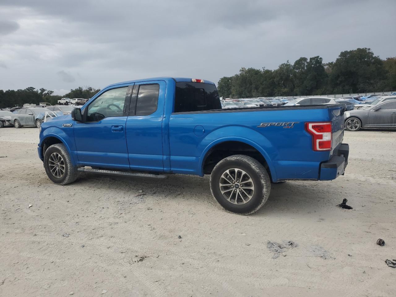 2019 Ford F-150 VIN 1FTEX1EPXKFA59683 Copart auction photo, side damage thumbnail 2