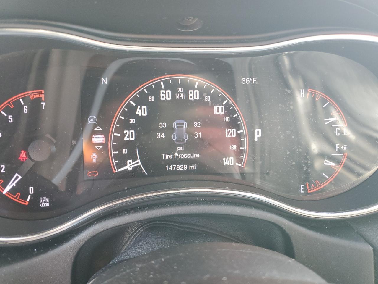 2016 Dodge Durango VIN 1C4RDJEGXGC323472 Copart auction photo, side damage thumbnail 9