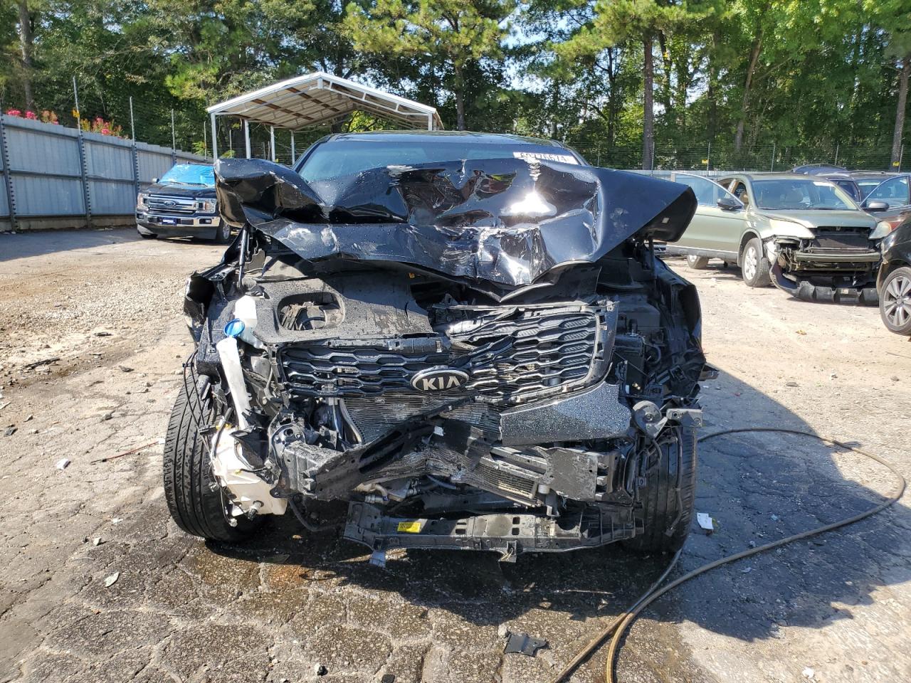 2019 KIA Sorento VIN 5XYPG4A39KG583286 Copart auction photo, front end / rear end damage thumbnail 5