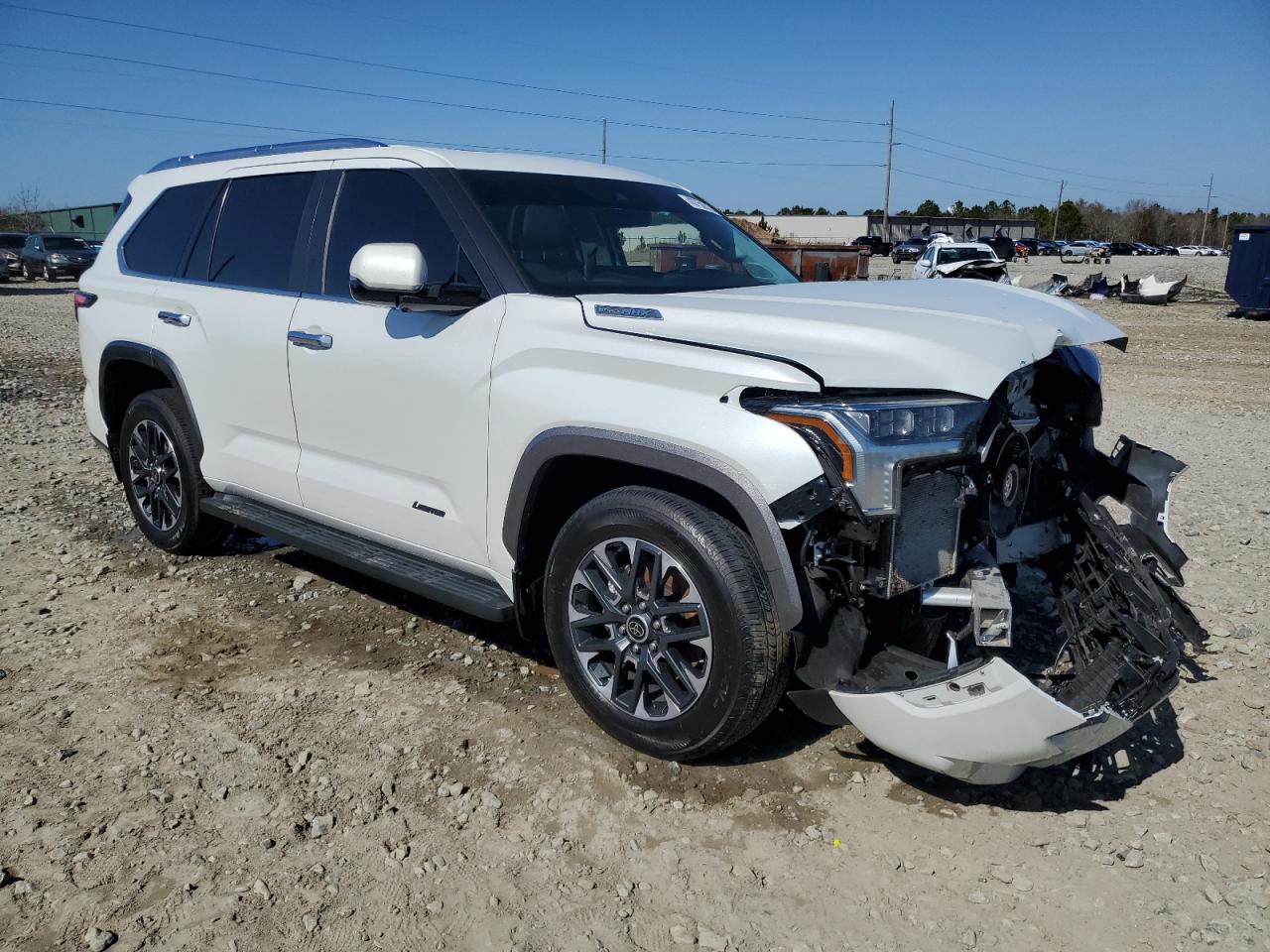 2024 Toyota Sequoia VIN 7SVAAABA9RX042917 Copart auction photo, front end damage thumbnail 4
