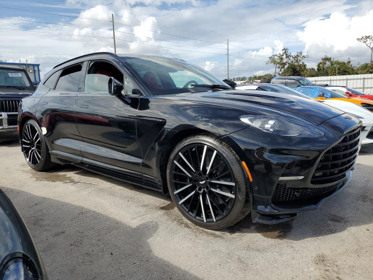 2023 Aston Martin Dbx VIN SD7VUJBW5PTV08541 Copart auction photo, water/flood damage thumbnail 4