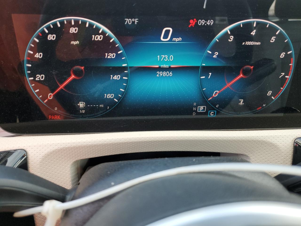 2021 Mercedes-Benz A-klasse VIN W1K3G4EB4MJ289447 Copart auction photo, front end / hail damage thumbnail 9