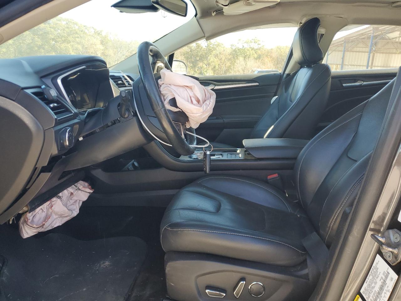 2019 Ford Fusion VIN 3FA6P0RUXKR123986 Copart auction photo, rear end / front end damage thumbnail 7