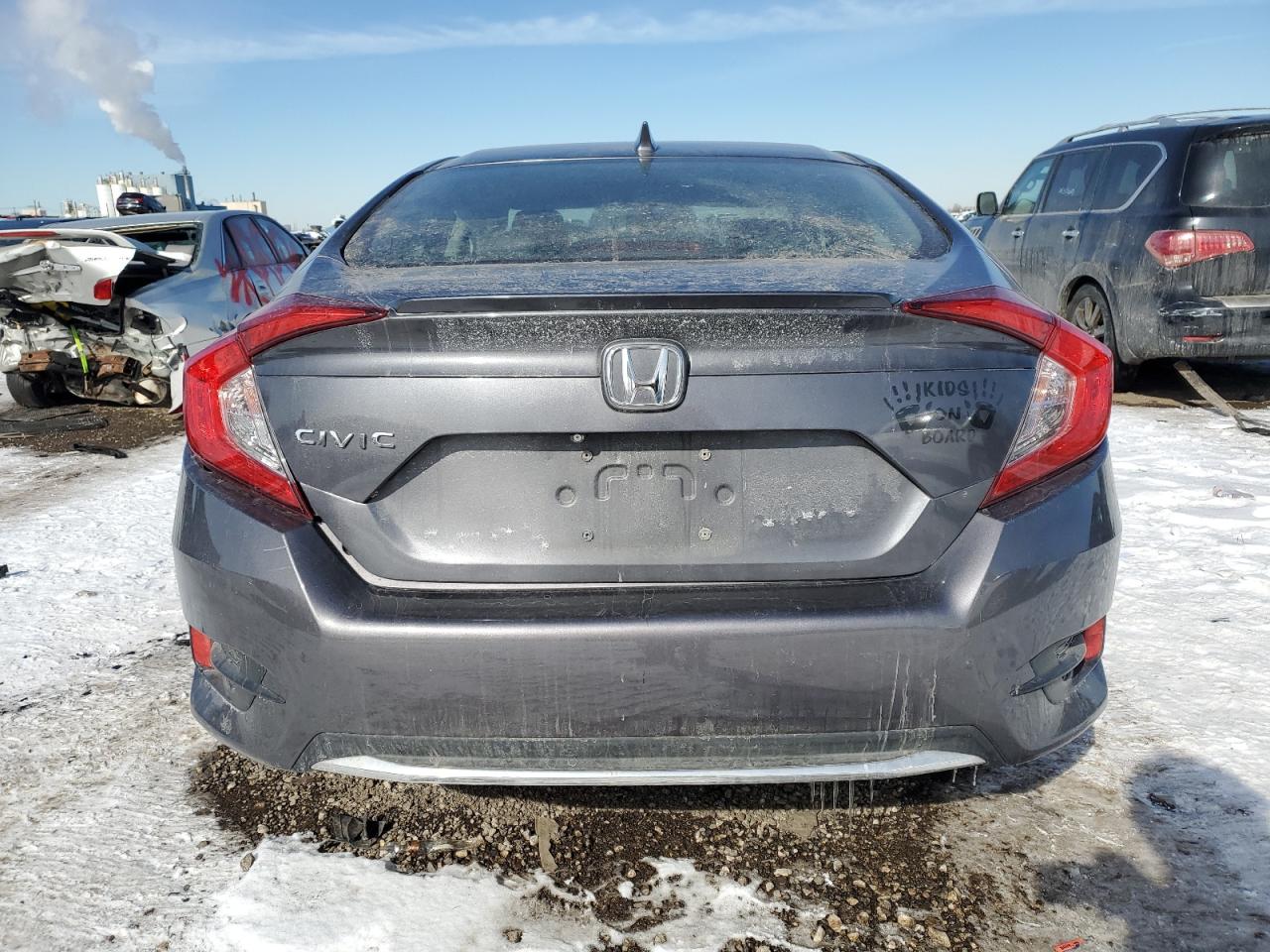 2017 Honda Civic VIN 19XFC1F76HE016993 Copart auction photo, front end damage thumbnail 6