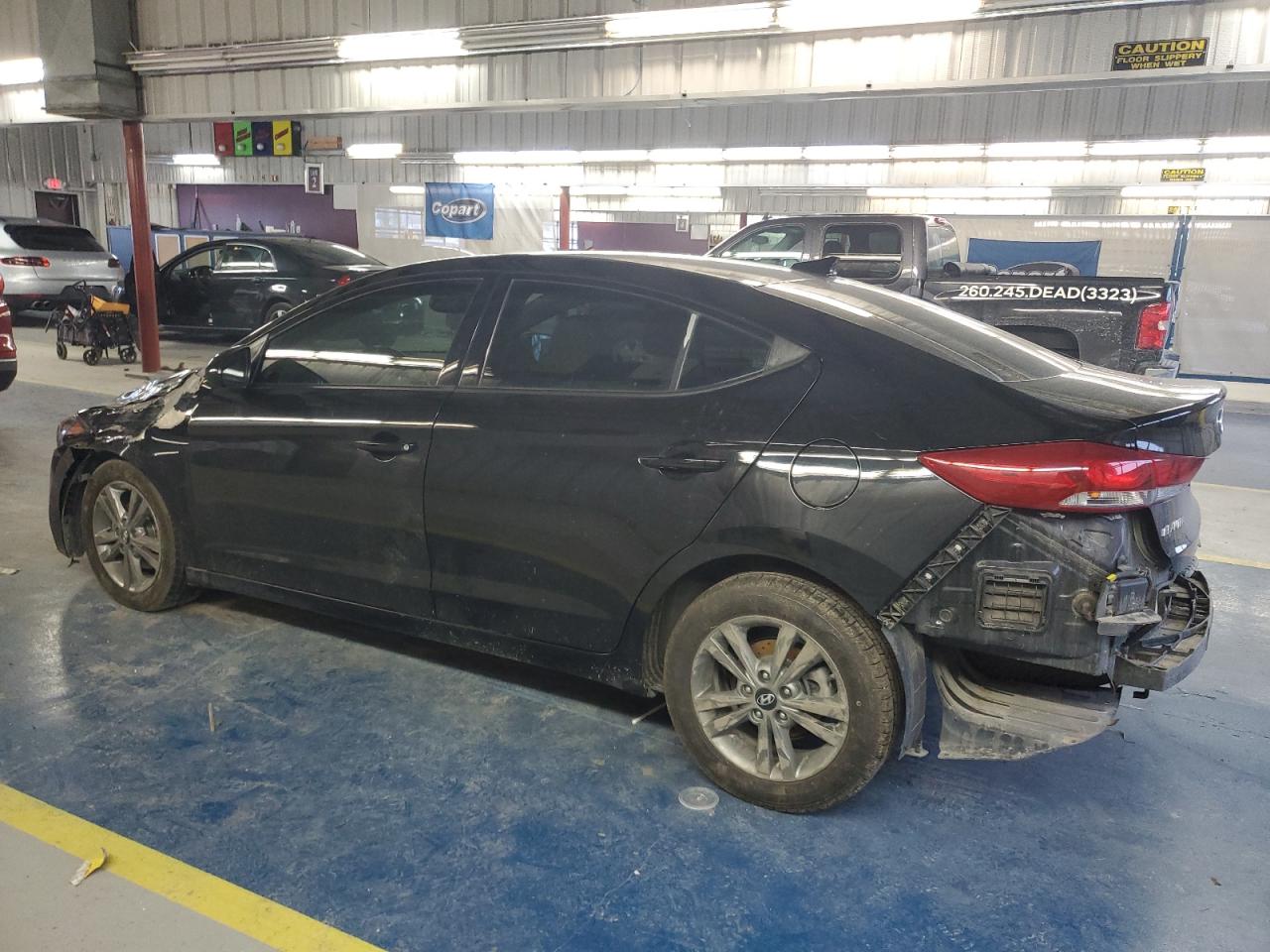 2018 Hyundai Elantra VIN 5NPD84LF5JH261811 Copart auction photo, all over damage thumbnail 2