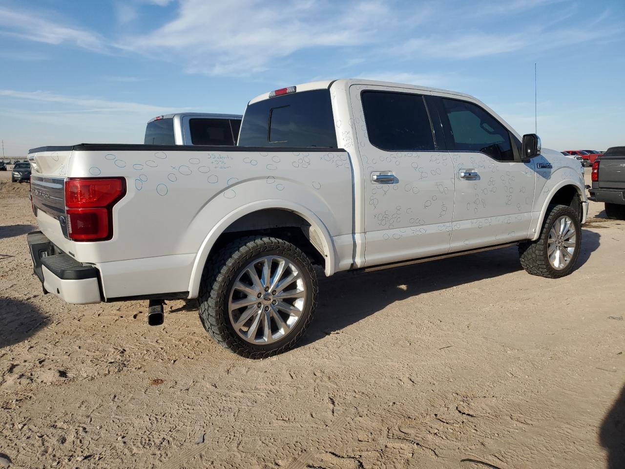 2018 Ford F-150 VIN 1FTEW1EG1JFE22986 Copart auction photo, hail damage thumbnail 3