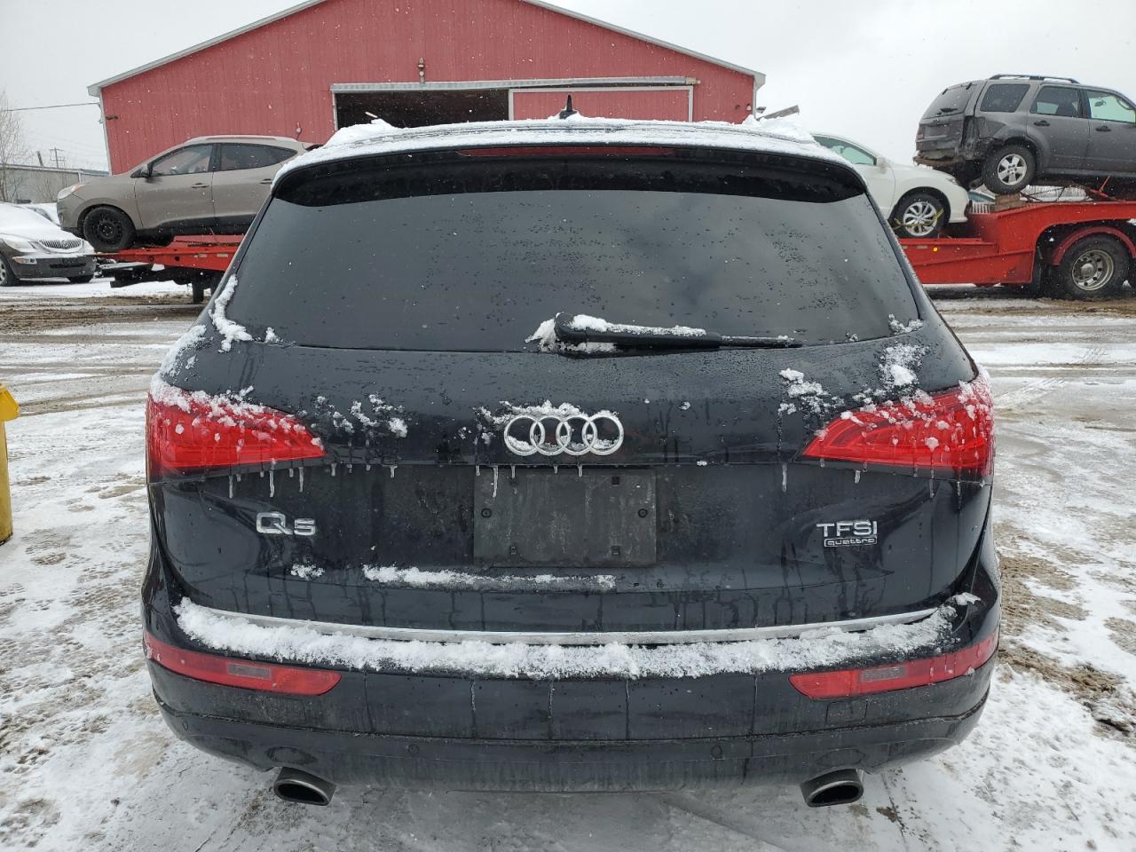 2016 Audi Q5 VIN WA1L2AFP0GA096857 Copart auction photo, front end / side damage thumbnail 6