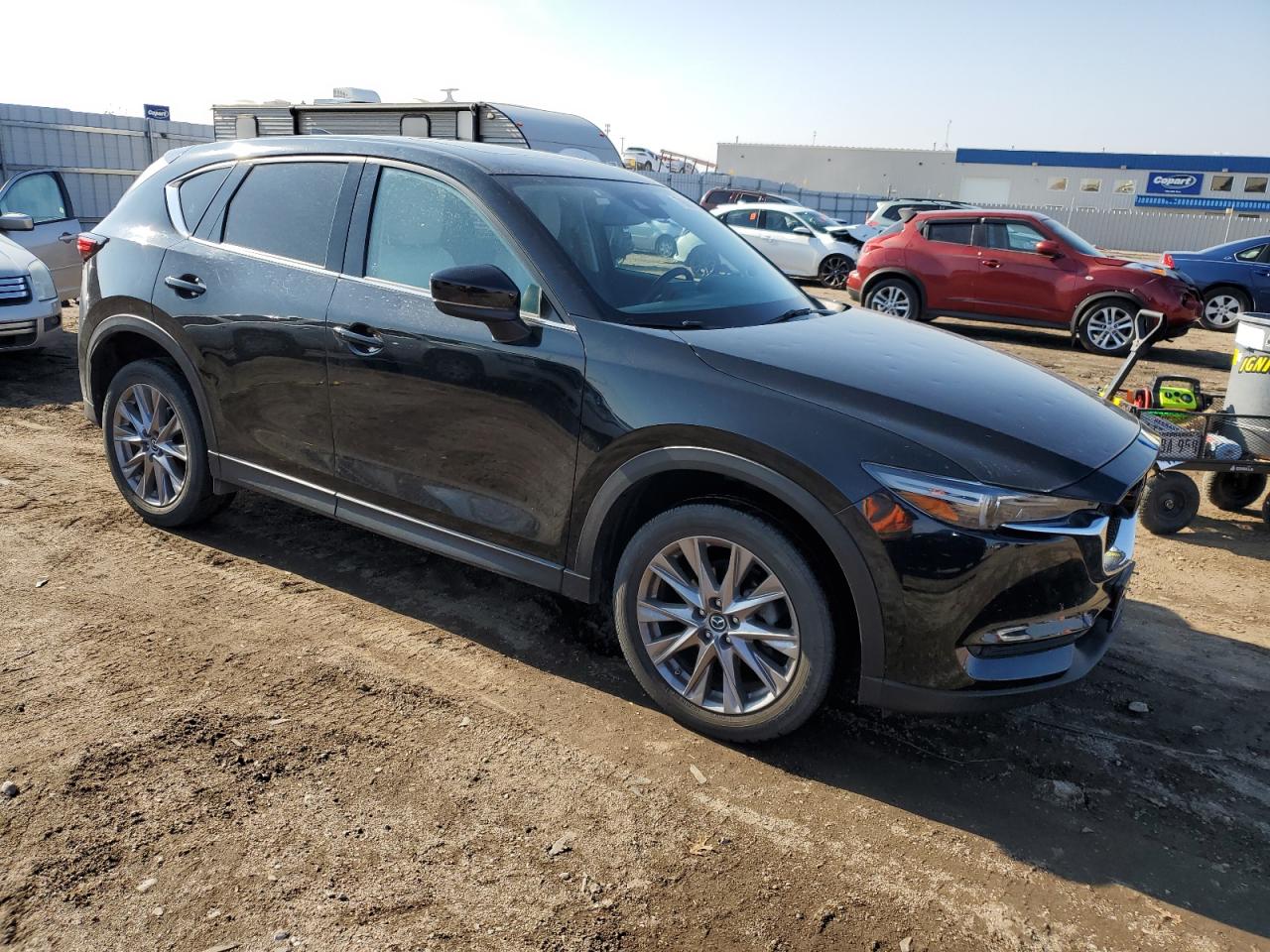 2019 Mazda CX-5 VIN JM3KFBDM8K0612621 Copart auction photo, hail damage thumbnail 4