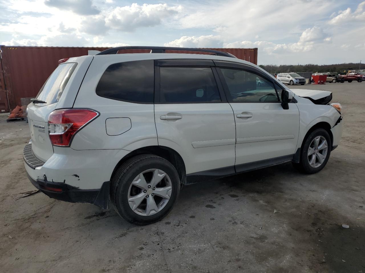 2016 Subaru Forester VIN JF2SJADC5GH451745 Copart auction photo, front end damage thumbnail 3