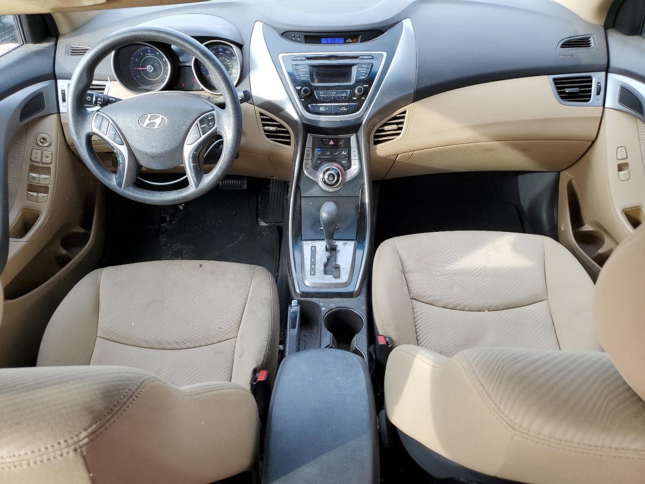 2013 Hyundai Elantra VIN KMHDH4AE3DU685987 Copart auction photo, side damage thumbnail 8
