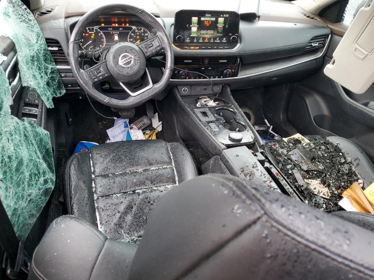 2021 Nissan Rogue VIN 5N1AT3CB4MC708388 Copart auction photo, all over / rollover damage thumbnail 8