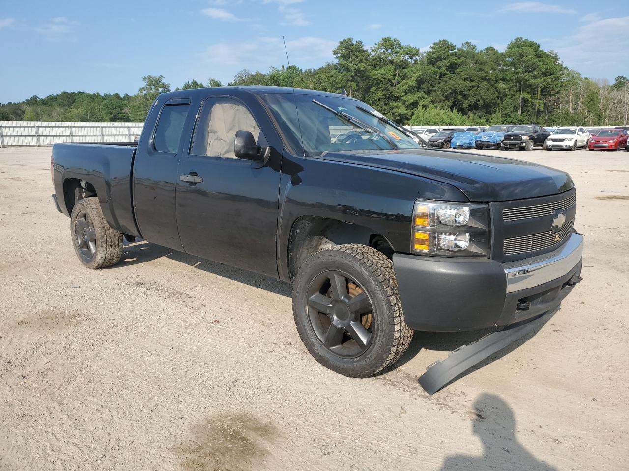 2010 Chevrolet Silverado VIN 1GCSKSE39AZ283173 Copart auction photo, front end / water/flood damage thumbnail 4