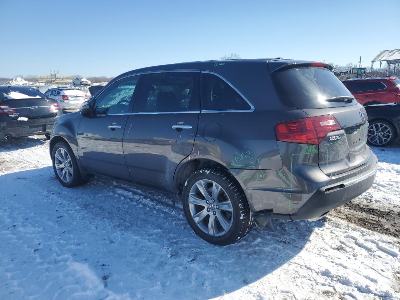 2012 Acura MDX VIN 2HNYD2H87CH504410 Copart auction photo, rear end damage thumbnail 2