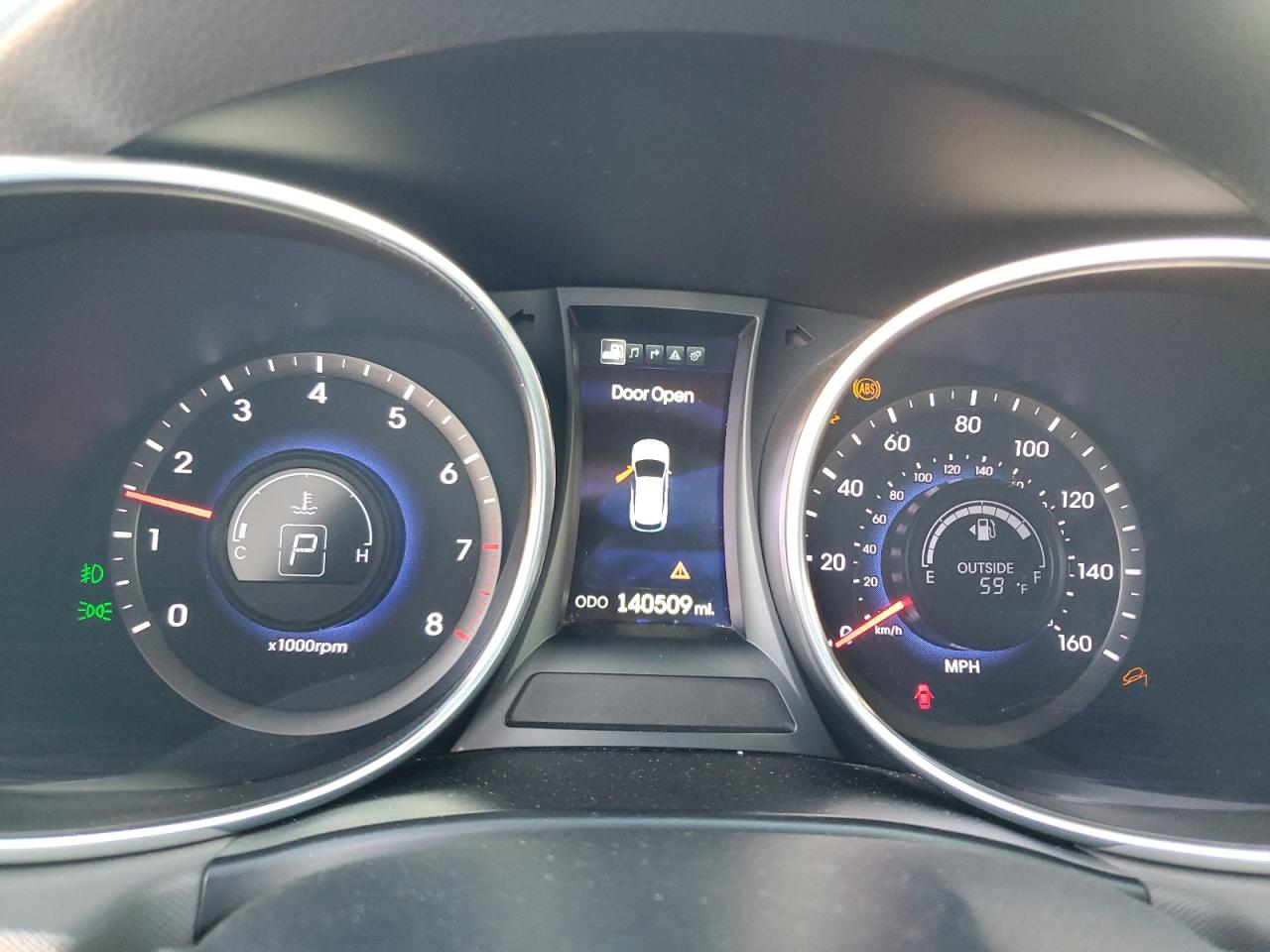 2014 Hyundai Santa Fe VIN KM8SR4HF4EU055559 Copart auction photo, front end / minor dent/scratches damage thumbnail 9