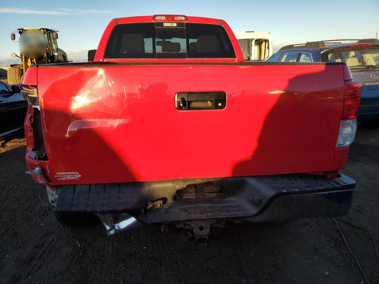 2010 Toyota Tundra VIN 5TFUW5F1XAX150381 Copart auction photo, rear end damage thumbnail 6