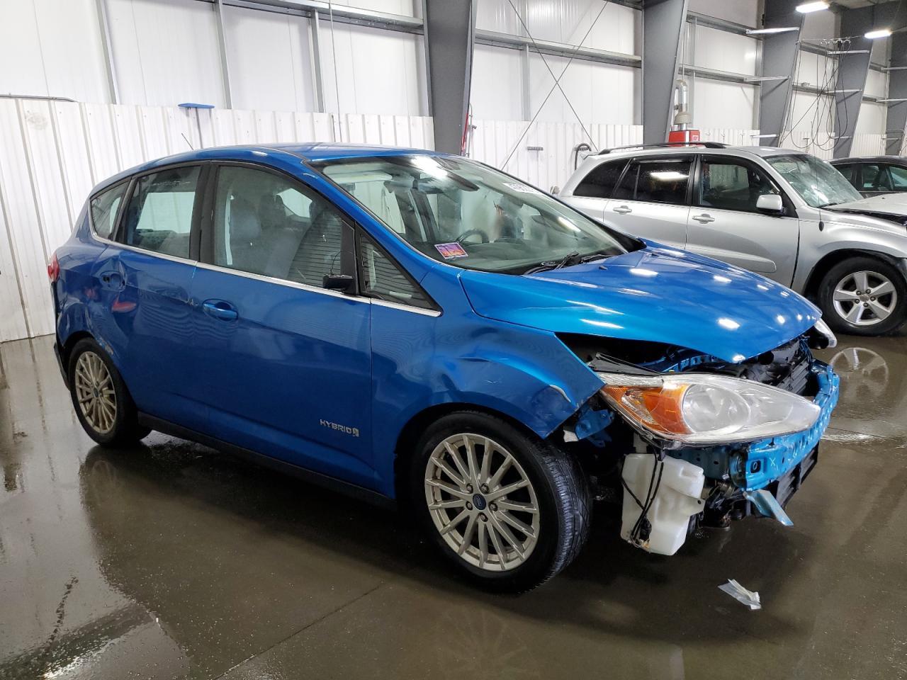 2013 Ford C-MAX VIN 1FADP5BU7DL500399 Copart auction photo, all over damage thumbnail 4