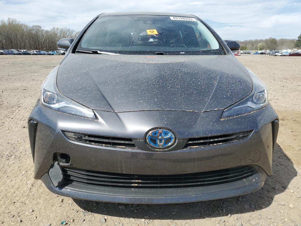2019 Toyota Prius VIN JTDKARFU2K3076454 Copart auction photo, rear end / minor dent/scratches damage thumbnail 5
