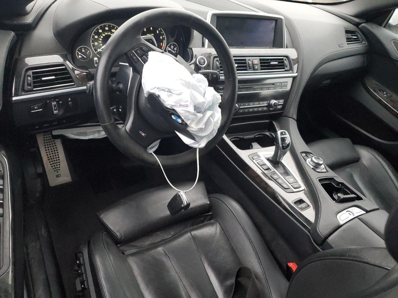2014 BMW 6er VIN WBAYP5C5XEDZ27913 Copart auction photo, side / front end damage thumbnail 8