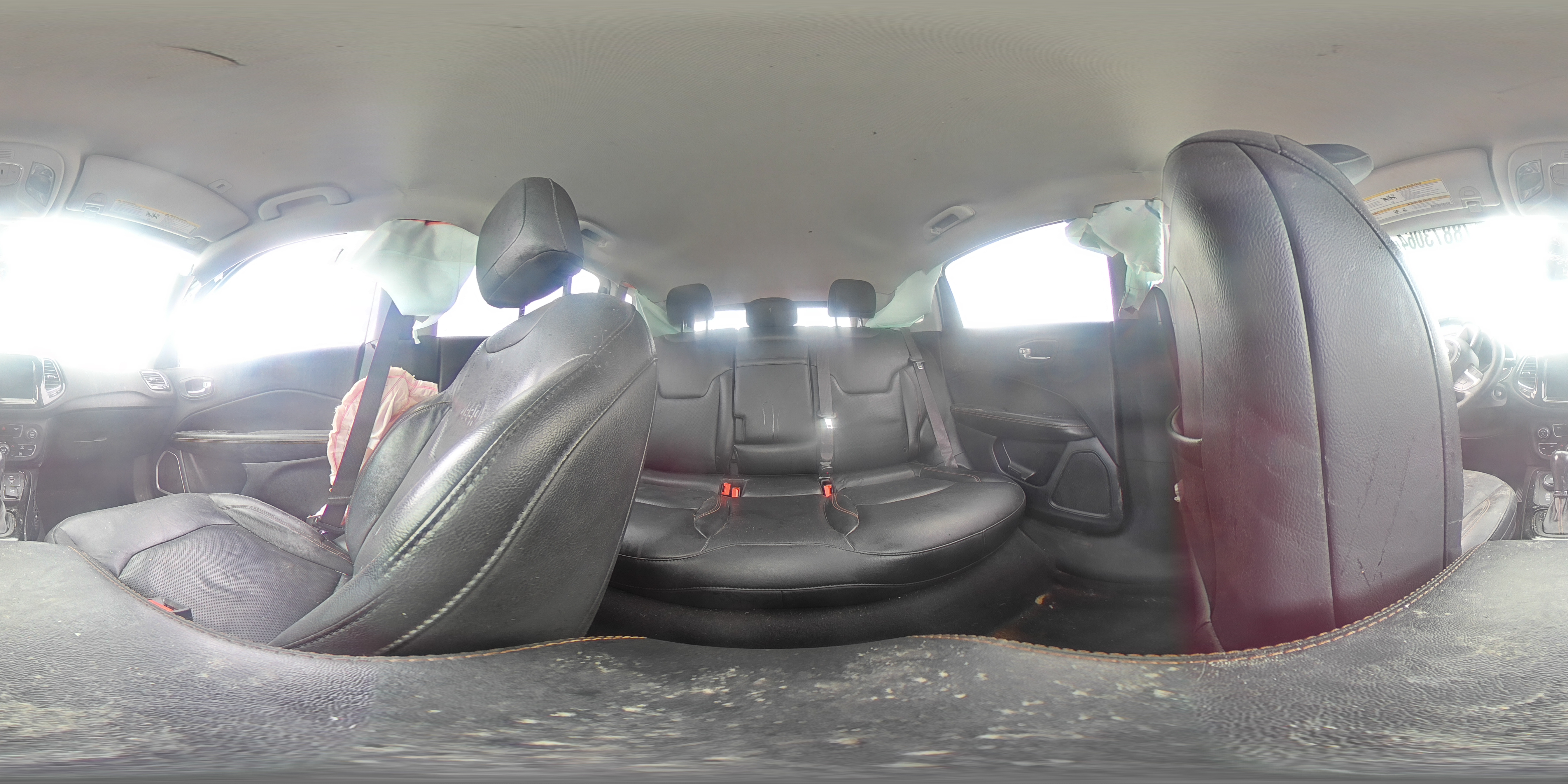 2018 Jeep Compass VIN 3C4NJDCB3JT281299 Copart auction photo, rollover damage thumbnail 16