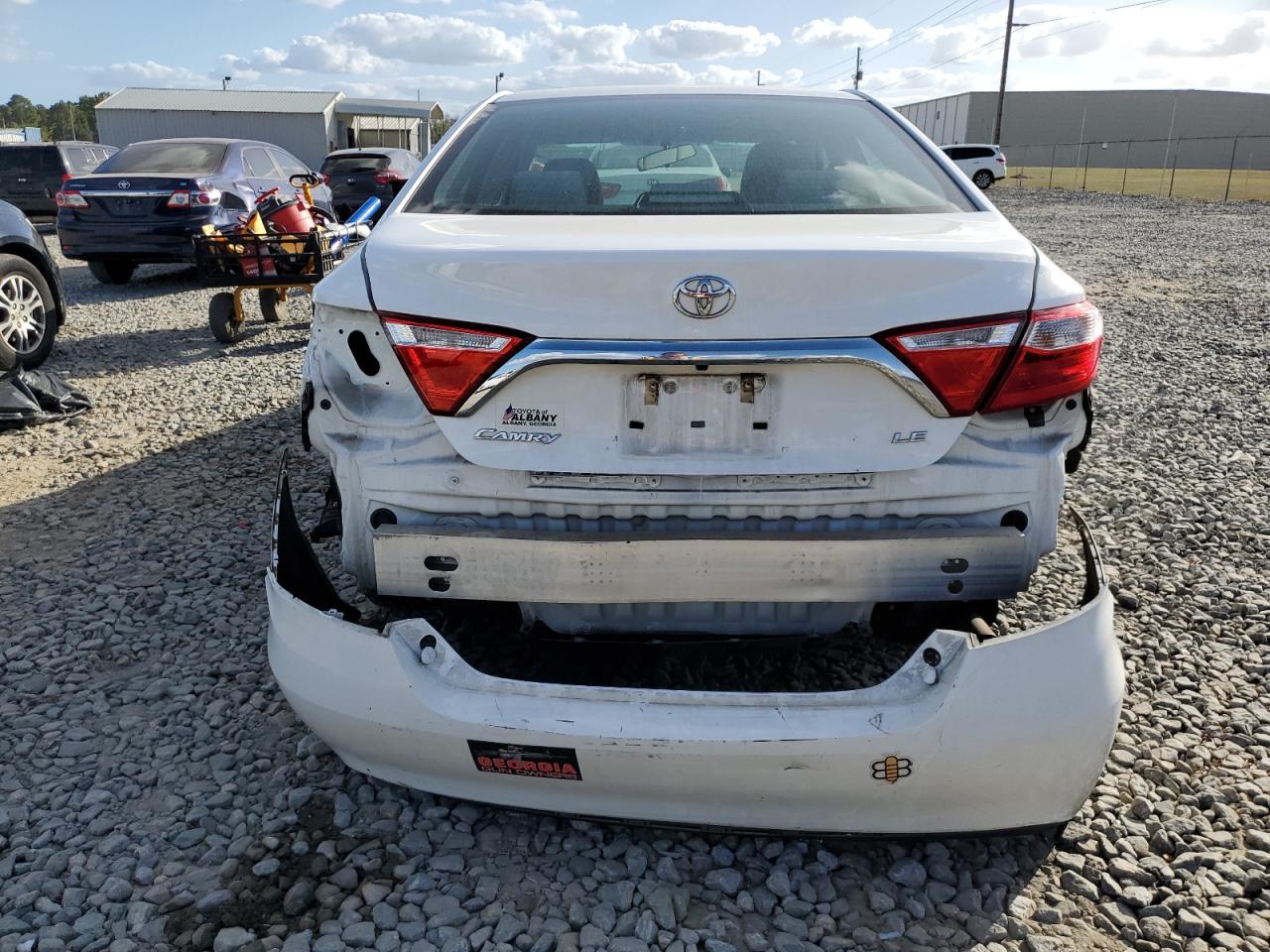 2016 Toyota Camry VIN 4T1BF1FK9GU516703 Copart auction photo, rear end damage thumbnail 6