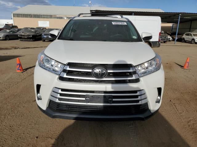 2019 Toyota Highlander VIN 5TDJZRFH3KS943706 Copart auction photo, hail damage thumbnail 5