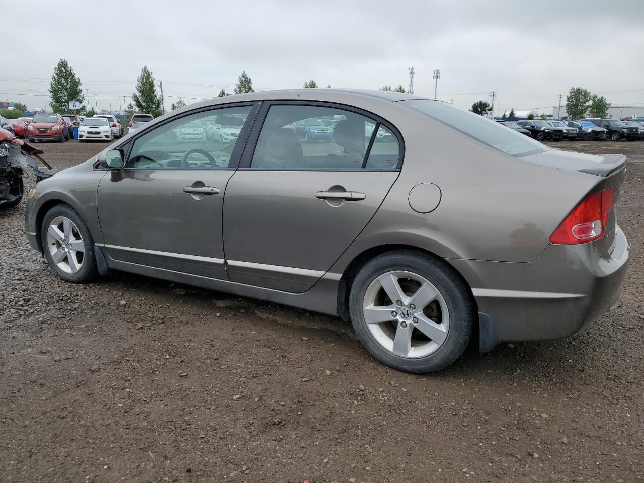 2008 Honda Civic VIN 2HGFA16598H110232 Copart auction photo, side / rear end damage thumbnail 2