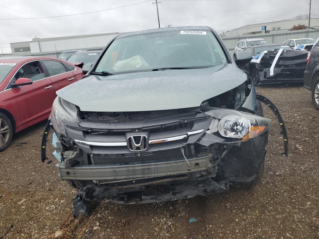 2012 Honda CR-V VIN 5J6RM4H52CL019407 Copart auction photo, front end damage thumbnail 5
