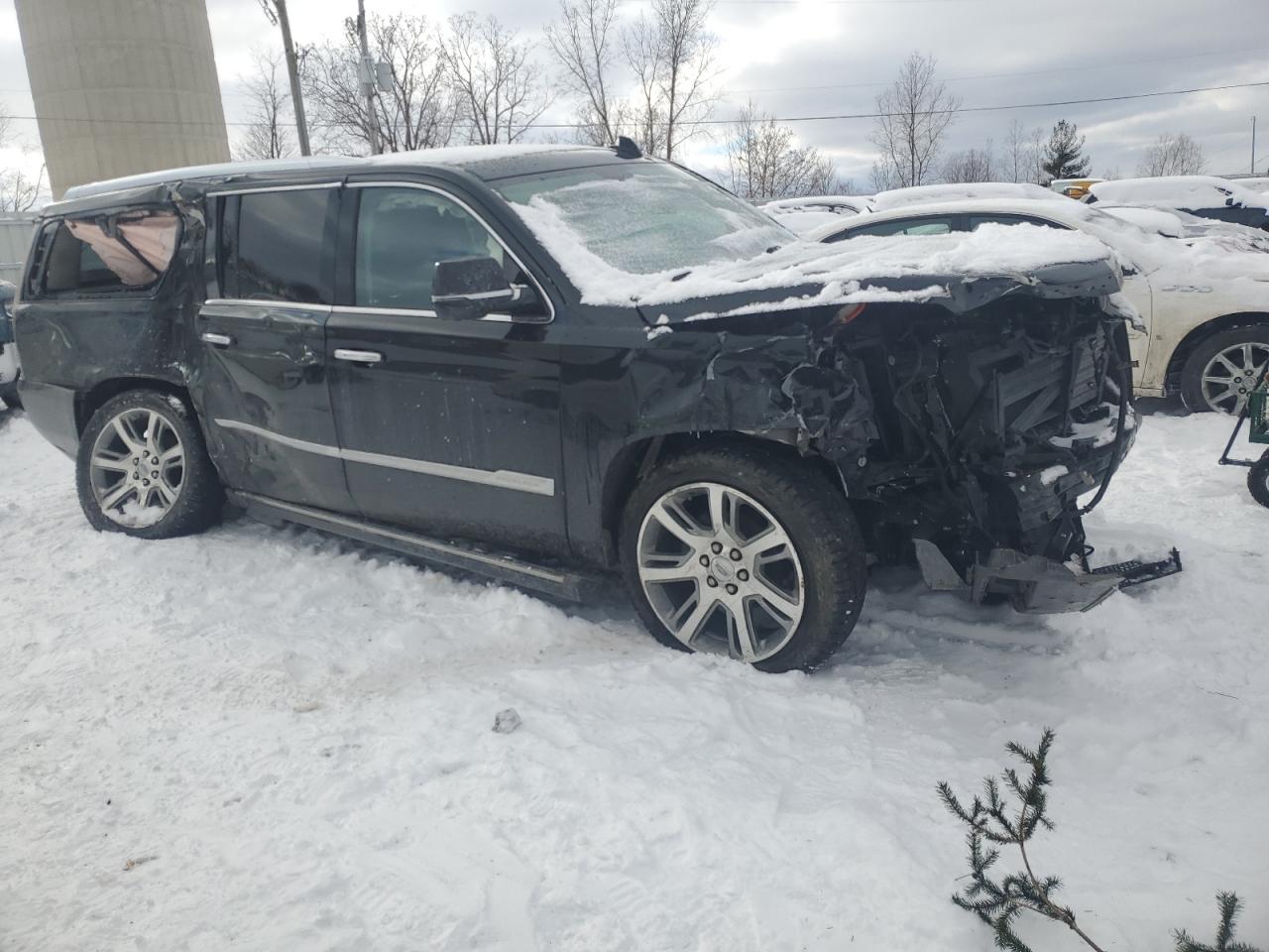 2016 Cadillac Escalade VIN 1GYS4JKJ6GR110155 Copart auction photo, all over damage thumbnail 4