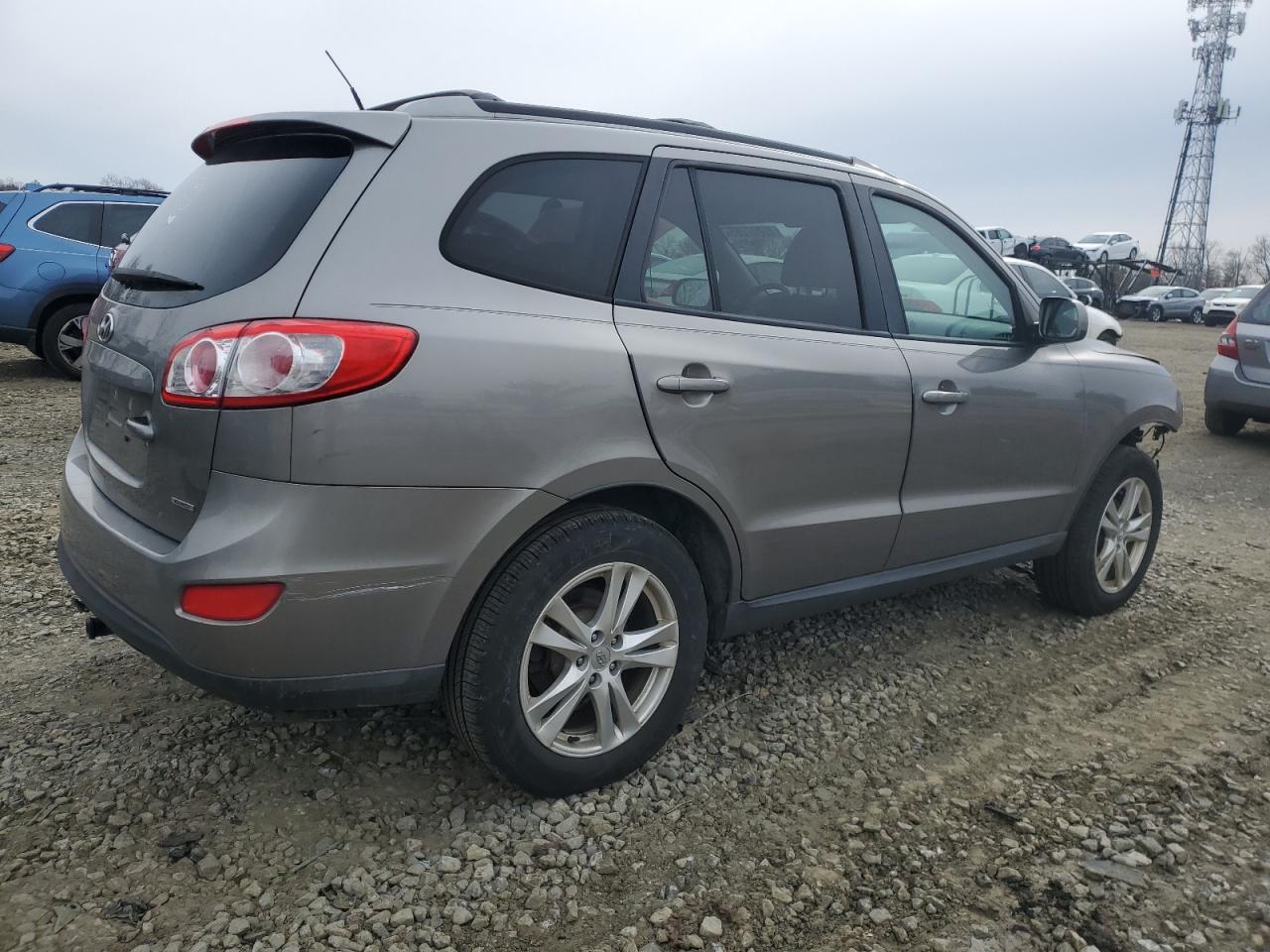 2012 Hyundai Santa Fe VIN 5XYZHDAG9CG145166 Copart auction photo, front end damage thumbnail 3