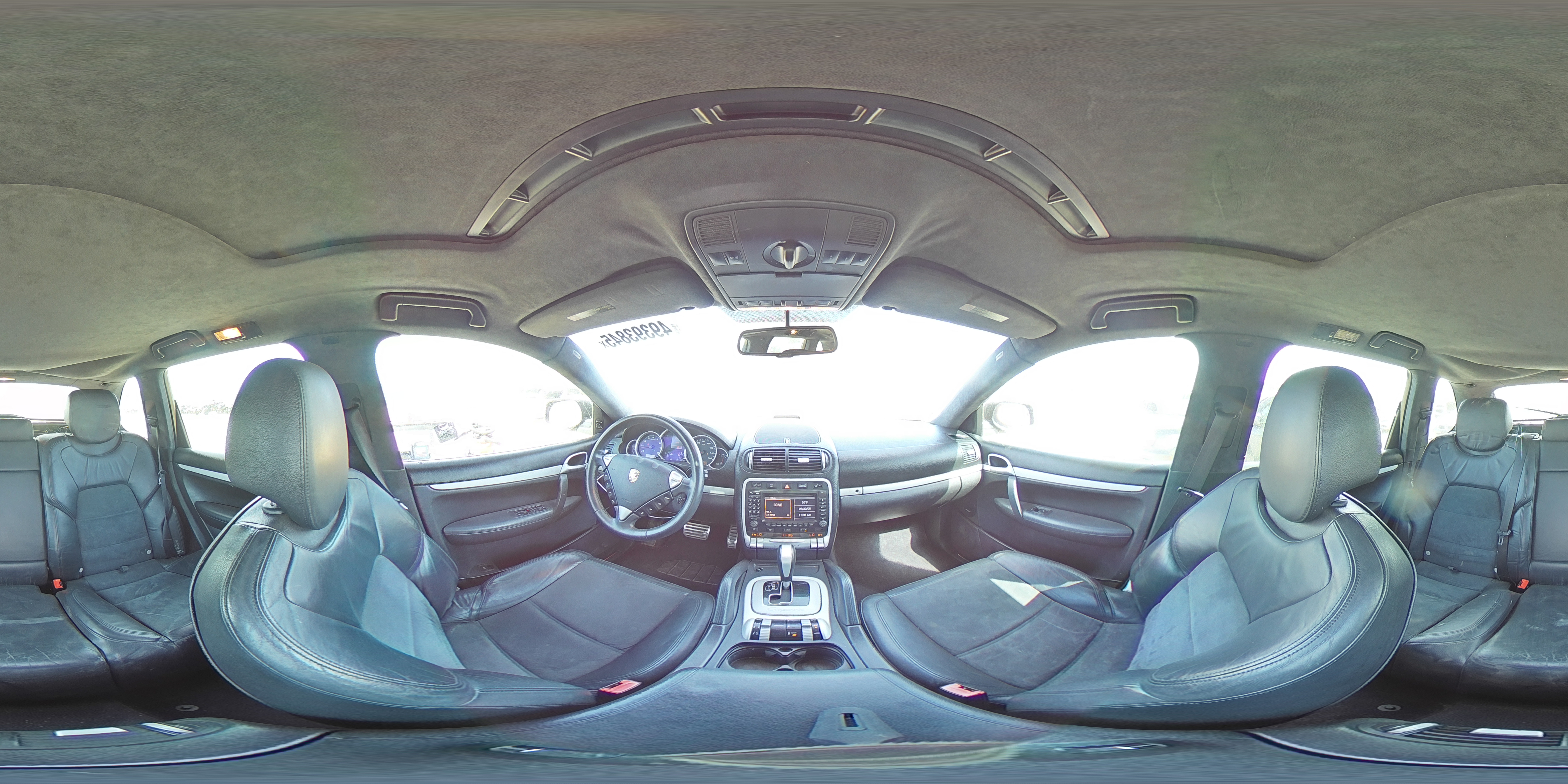 2008 Porsche Cayenne VIN WP1AD29P58LA74673 Copart auction photo, rear end / hail damage thumbnail 14